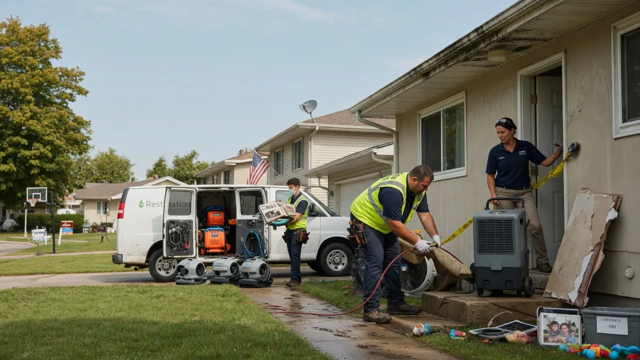 Water Damage Restoration in Evergreen Park, IL near me